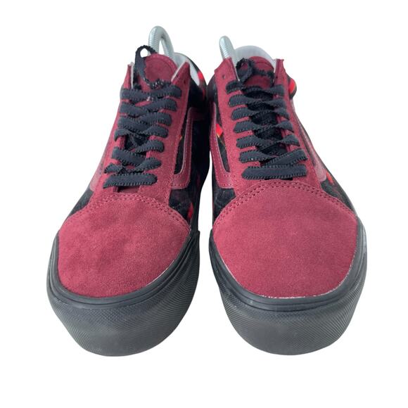 Vans Old Skool Stackform Sneakers Unisex Size M7.5/W9.0 Red Plaid Lace Up 721356 - Picture 5 of 11